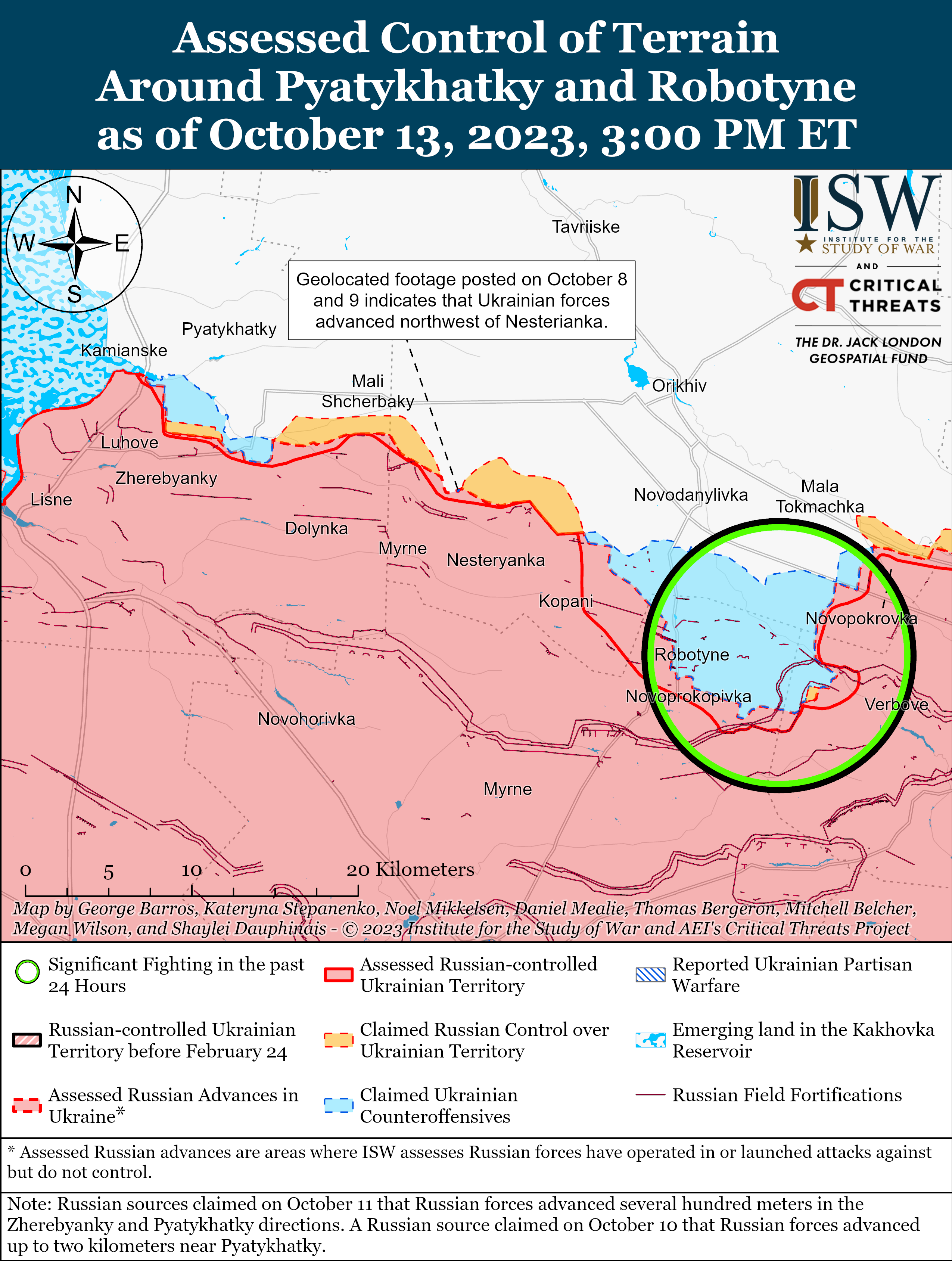 РФ боїться наступу ЗСУ на Крим і готується оборонятися на лівому березі Дніпра: карти боїв ISW